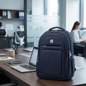 WIRES TROLLEY LAPTOP BACKPACK 19"NAV