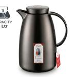 Regall 1.0Ltr. P/B Flask Chrome Body Matt Grey Color MS Department Store Oman