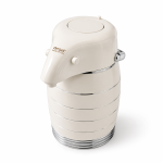 RegalL 2.5 L Plastic Body Air Pot with Glass Liner(WhiteSilver) MS Department Store Oman