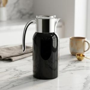 REGAL1.0Ltr. D W S/S Vacuum Jug [Jet Black] MS Department Store Oman