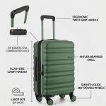 Antler Juno 2 Dlx Trolley 4W S   - 24 "Forest Green MS Department Store Oman