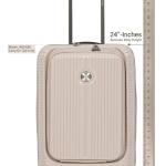 Verage Rome Monti Pp Trolley 4W   24" All With Front Pocket-Champagne MS Department Store Oman