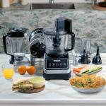 1-In-10 Food Processor Black/Silver MS Department Store Oman
