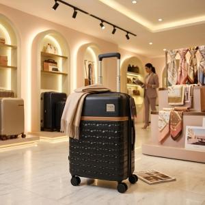 Pierre Cardin Styria Bayer Pc Trolley S   26" Black MS Department Store Oman