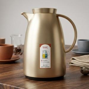 Regall 1.0Ltr. P/B Flask Matt Gold Chrome Body MS Department Store Oman