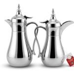 REGAL0.7+ 1.0Ltr. S/S D W Vacuum Flask Set [FullSilver] MS Department Store Oman