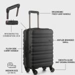 Antler Juno 2 Dlx 4Wheels Trolley S   -24" Charcoal MS Department Store Oman