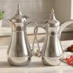 REGAL0.7+ 1.0Ltr. S/S D W Vacuum Flask Set [FullSilver] MS Department Store Oman