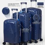 Prince Pp Trolley 3Pcs Set -20-28-32" Black MS Department Store Oman