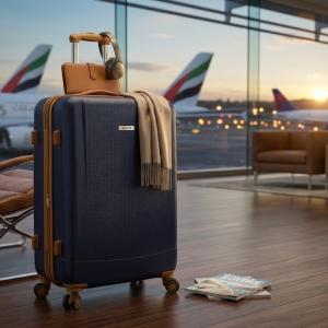 SONADA ABS & WHEELS TROLLEY  29" NAVY BLUE