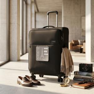 Pierre Cardin Soft Mergury 4W Trolley S   28"Black MS Department Store Oman
