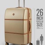 Pierre Cardin Tours Bayer Pc Trolley S   26" Champagne MS Department Store Oman