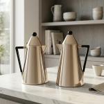 REGAL0.5Ltr. + 1.0Ltr. V-Flask Set [L-Coffee / Dark Wooden] MS Department Store Oman