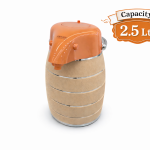 RegalL 2.5 L Plastic Body Air Pot with Glass Liner(KhakiSilver) MS Department Store Oman