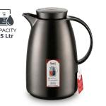 Regall 0.5Ltr. P/B Flask Chrome Body Jet Black Color MS Department Store Oman