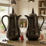 Regall 1.0Ltr. + 1.0Ltr. P / B  Vacuum Flask Set[JetBlack] MS Department Store Oman