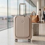 Verage Rome Monti Pp Trolley 4W   24" All With Front Pocket-Champagne MS Department Store Oman