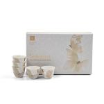 Arabic Coffee cups 12Pcs From Veloura - Brown + Gold MS Department Store Oman