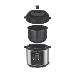 6L Digital Pressure Express Cooker - Grey MS Department Store Oman