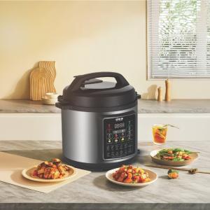 6L Digital Pressure Express Cooker - Grey MS Department Store Oman